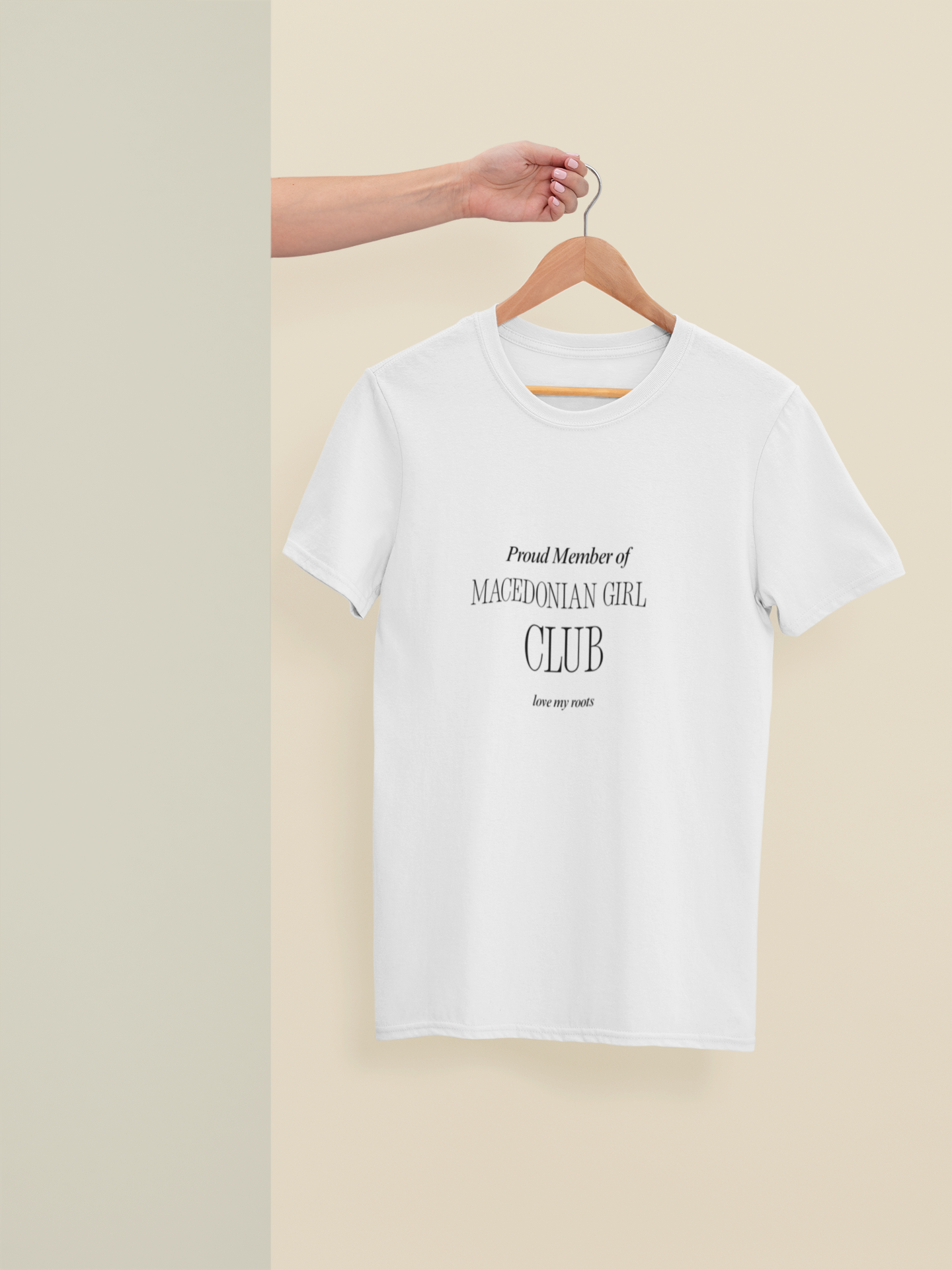 T-Shirt " Macedonian Girl Club" Mazedonien Edition 🇲🇰