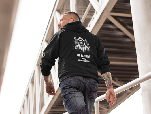 Premium Hoodie "Šta me gledaš,brate?Ima neki problem?"