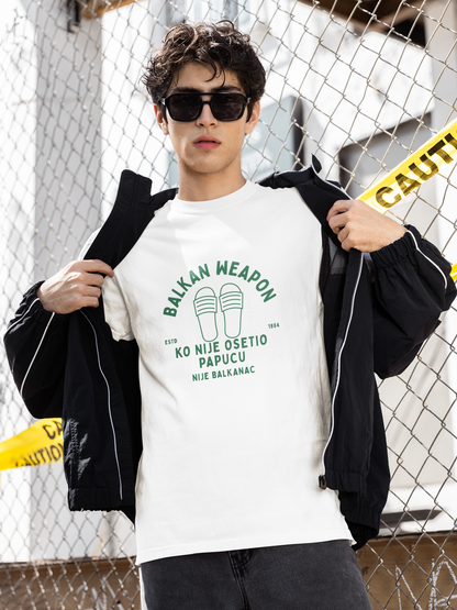 Balkan Weapon – Ko nije osetio papuču, nije Balkanac –  Balkan Vibes Shirt