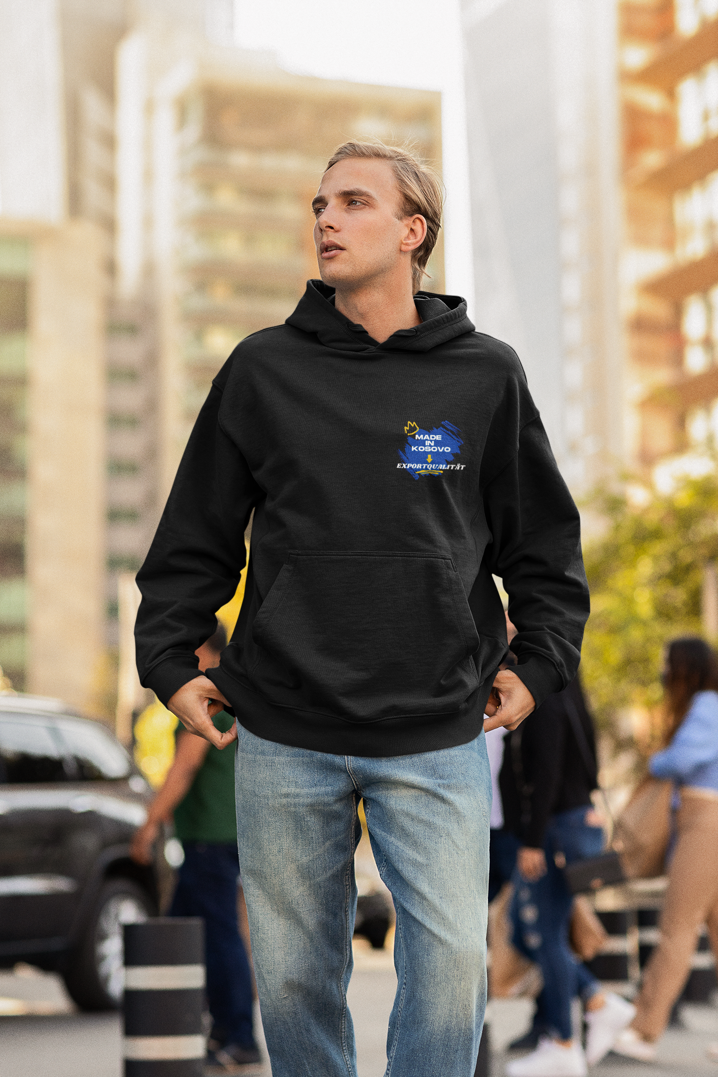 Oversized Hoodie "Made in Kosovo"