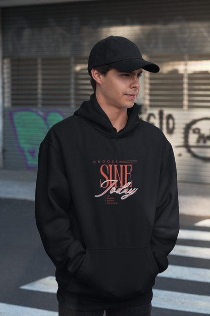 Premium Hoodie „Choose Sine Today“ –  Balkan Hoodie mit Aussage