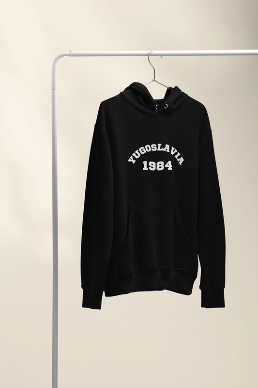 Premium Hoodie „Yugoslavia 1984“ – Retro Balkan Hoodie mit Geschichte