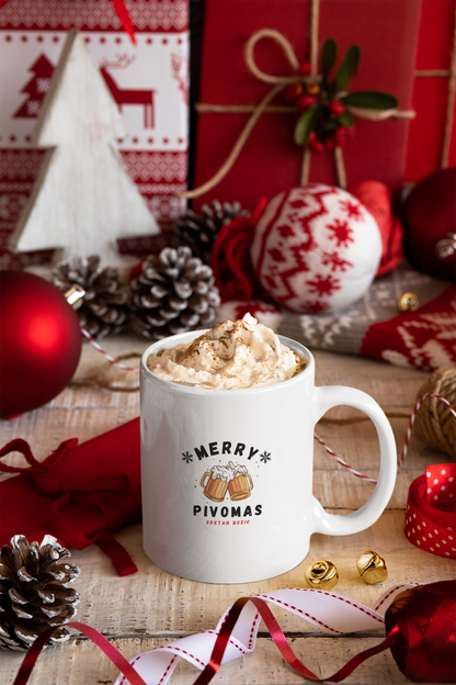 Weihnachts-Tasse "Merry Pivomas"