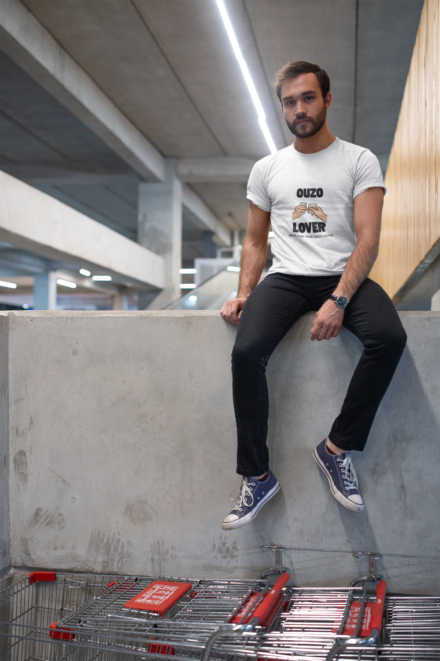 T-Shirt "Ouzo Lover" Griechenland Edition 🇬🇷