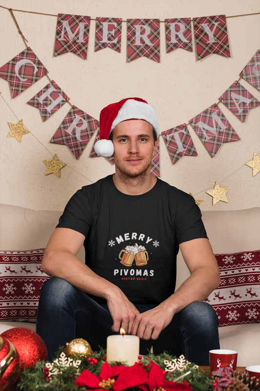 T-Shirt "Merry Pivomas"