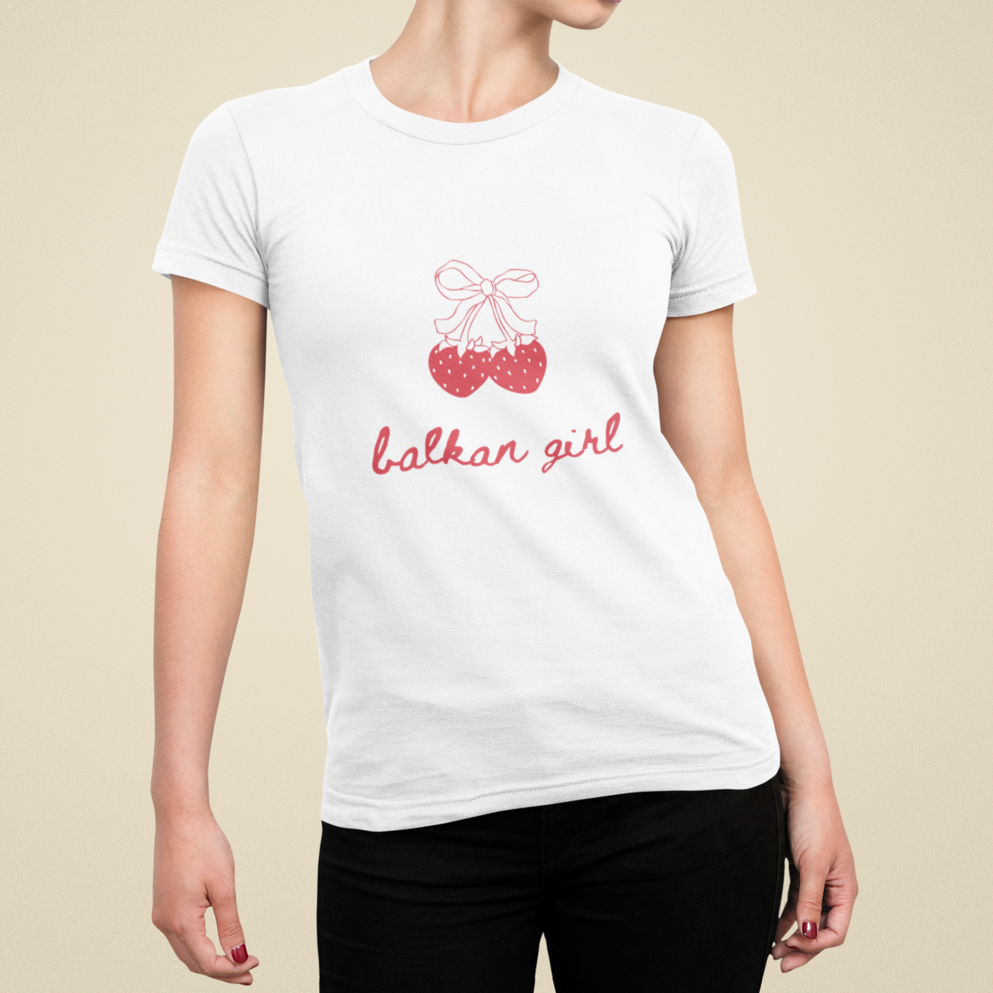 Damen T-Shirt „Balkan Girl“ – Stolz, Style & Attitude