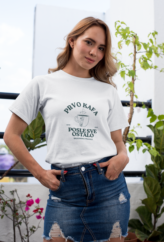 Prvo kafa, posle sve ostalo – Balkan Shirt