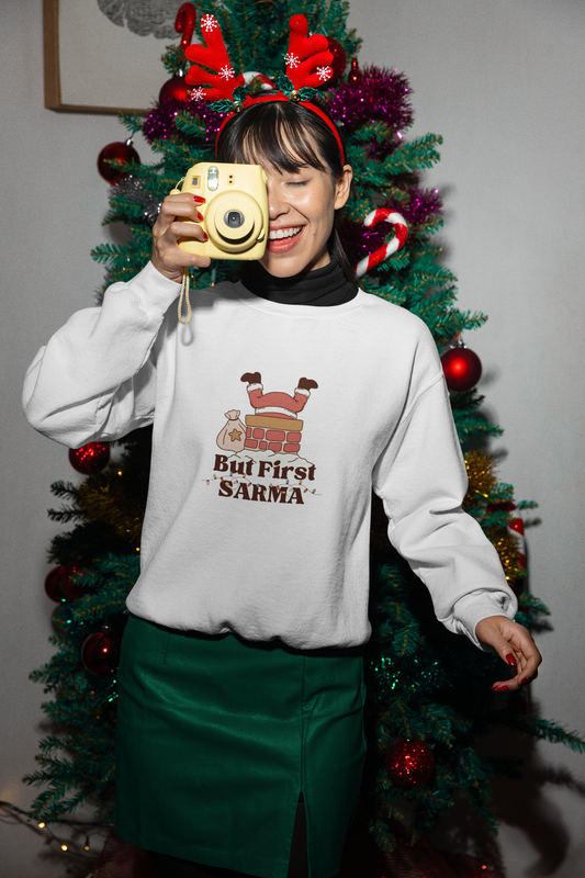 Premium Sweatshirt "But first Sarma"